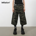 INFLATION Vintage Camouflage Cropped Trousers