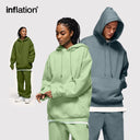 INFLATION Winter Unisex Thick Fleece Hoodies in 45 Colors - INFLATION