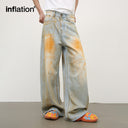 INFLATION Dirty Denim Jeans Streetwear