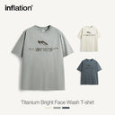 INFLATION Titanium Glossy Washed T-Shirt