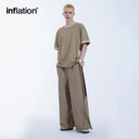 INFLATION Technical Fabric Retro Color Block T-Shirt