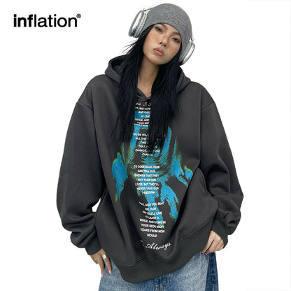 INFLATION American Retro Fleece Hoodie