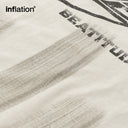 INFLATION Distressed Crew Neck Oversized TShirt