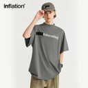 INFLATION "Interesting" Textured Printed Oversize Tees - INFLATION