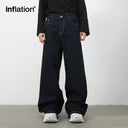 INFLATION Original Raw Wide Leg Jeans