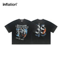 INFLATION Retro Washed Print Tees