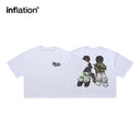 INFLATION Streetwear Graphic Cotton Tshirt