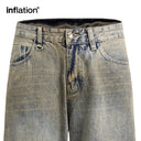 INFLATION Retro Washed Jeans Unisex