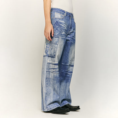 INFLATION 3D Printed Denim Pants