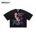 INFLATION Anime Graphic Cotton Tees