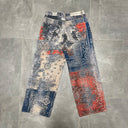 INFLATION Deconstructed Print Jeans