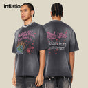 INFLATION Vintage Washed Graphic Tshirt