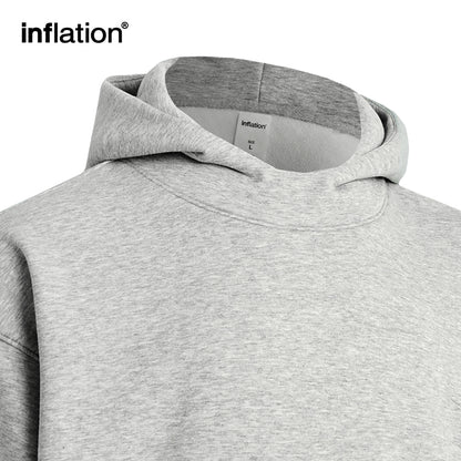 INFLATION Thermal Cropped Fleece Hoodies