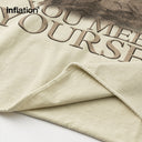 INFLATION Vintage Distressed Washed Tees