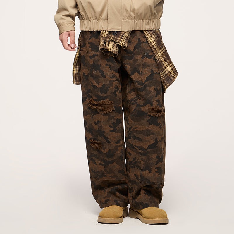 INFLATION Camouflage Cargo Pants