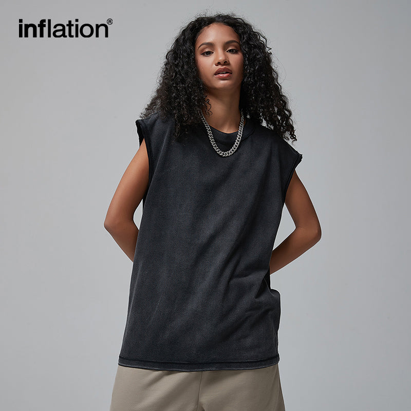 INFLATION Washed Tank Tops