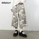 INFLATION Camo Wide Leg Shorts