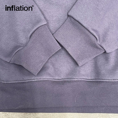 INFLATION Blank Heavyweight Boxy Hoodies