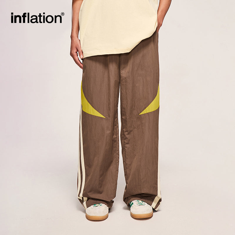 INFLATION Striped Colorblock Cargo Pants