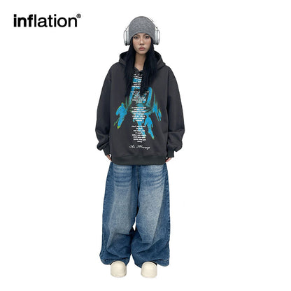 INFLATION American Retro Fleece Hoodie