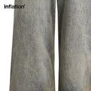 INFLATION Retro Washed Jeans Unisex