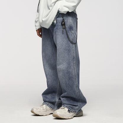 INFLATION Blue Washed Baggy Jeans