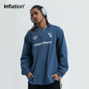 INFLATION Color Blocking Long Sleeve Tshirt