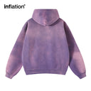 INFLATION Washed Zip Up Hoodies