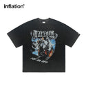 INFLATION Retro Washed Print Tees