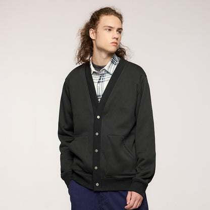 INFLATION V-neck Fleece Cardigans