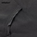 INFLATION Washed Gradient Boxy Hoodies