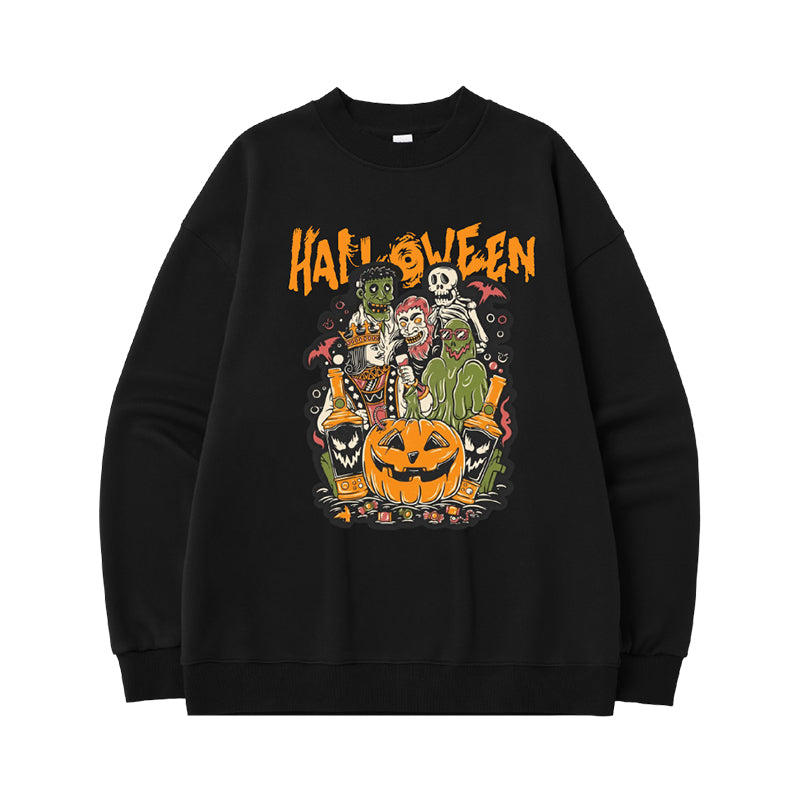 INFLATION Halloween Party Fleece Sweatshirt