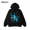 INFLATION Graphic Print French Terry Hoodies