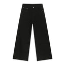 INFLATION Wasehed Straight Wide Leg Jeans