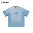 INFLATION Ripped Acid Spray Wash Tees