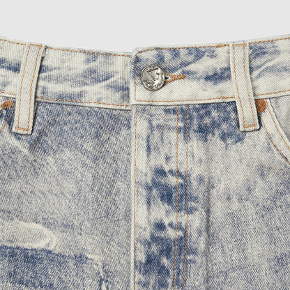 INFLATION Distressed effect Baggy Jeans