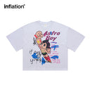 INFLATION Anime Graphic Cotton Tees