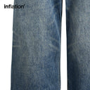 INFLATION Retro Washed Denim Pants