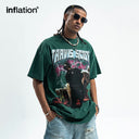 INFLATION Rock Graphic Cotton Tees