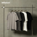 INFLATION Heavyweight Ripped Batik Effect Washed T-shirt