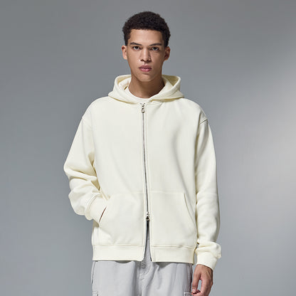 INFLATION Fleece Zip-Up Oversized Hoodies