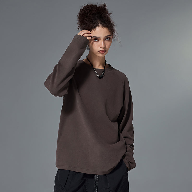 INFLATION Double-Sided Fleece Long Sleeve Tees