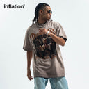 INFLATION Retro Portrait Print Tees