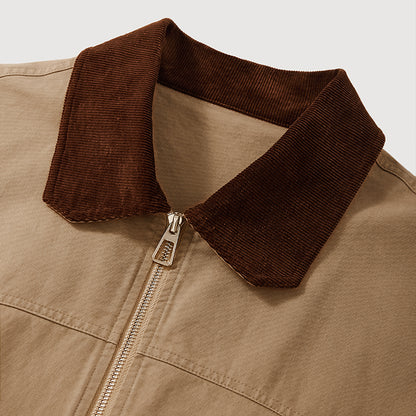 INFALTION Vintage Detroit Twill Cargo Jacket