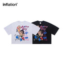 INFLATION Anime Graphic Cotton Tees