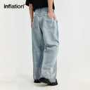 INFLATION Washed Gradient Color Jeans