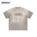 INFLATION Ripped Acid Spray Wash Tees