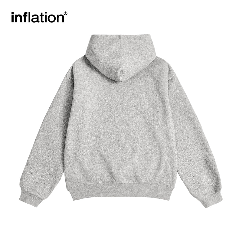 INFLATION Embroidery Cartoon Dachshund Hoodies