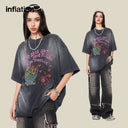 INFLATION Vintage Washed Graphic Tshirt