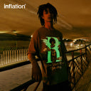 INFLATION Luminous Printing Streetwear Tees - INFLATION